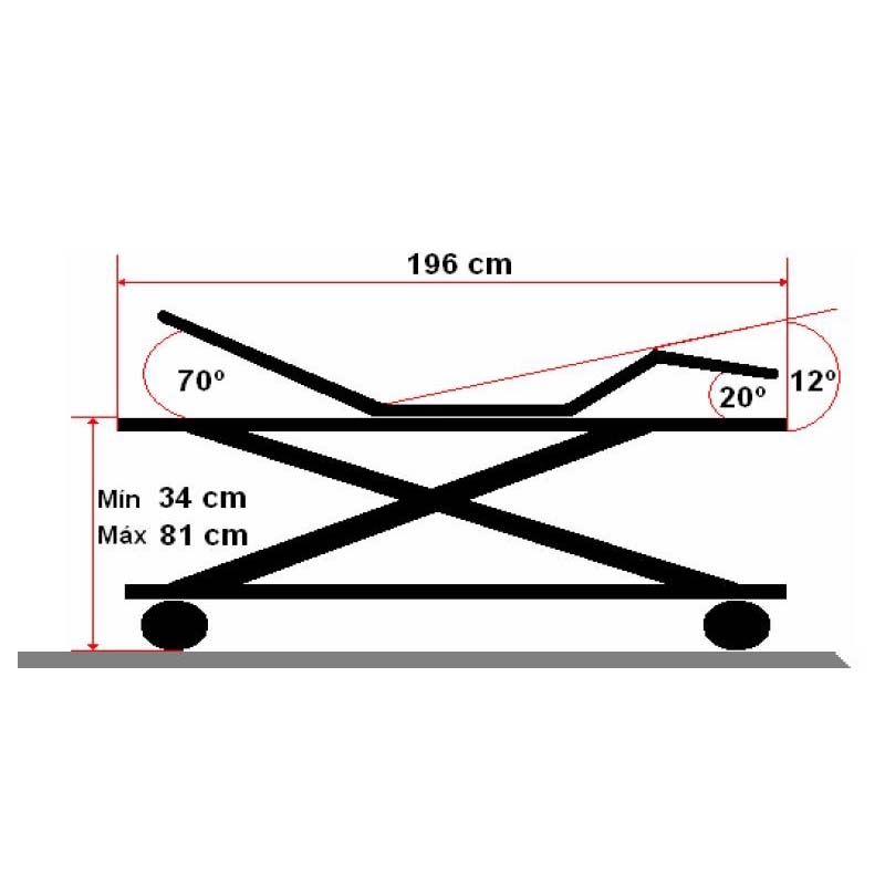 Cama con Carro Elevador ND